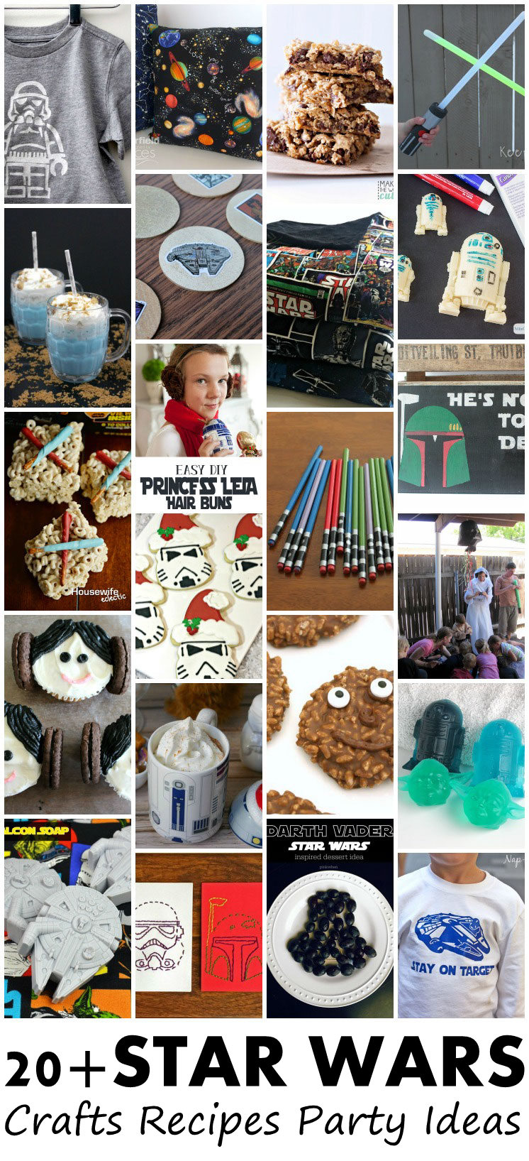 20+ Star Wars Crafts, Recipes and Party Ideas {MMM #311 Block Party} -  Keeping it Simple