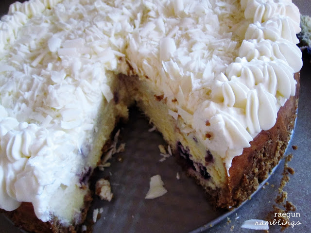 white chocolate blueberry cheesecake recipe