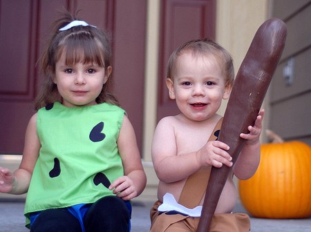 pebbles and bam bam costume