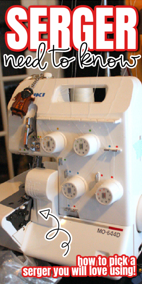 Serger sewing machine with Hagrid from Harry Potter