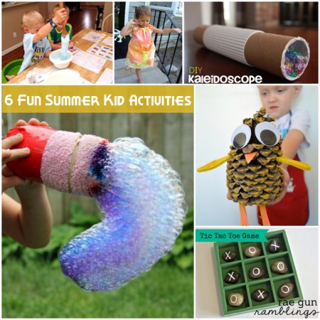 kid summer activities at Rae Gun Ramblings