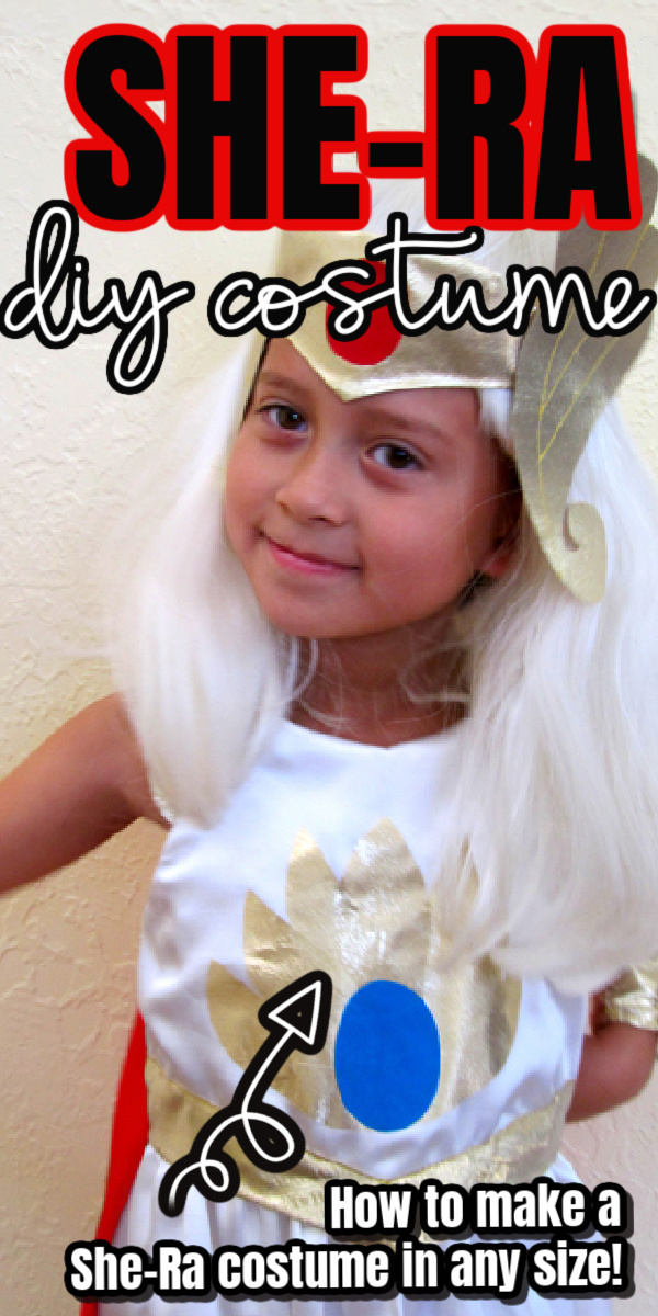 little girl dressed as she-ra