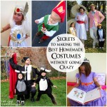 collage of halloween costumes