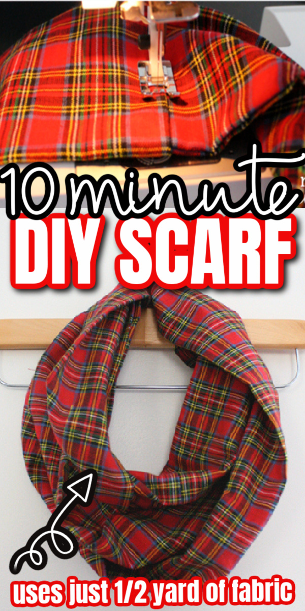 sewing fabric and scarf