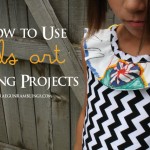 Tips on incorporating kids art into your sewing (this would be so cute for grandparent and teacher gifts) - Rae Gun Ramblings
