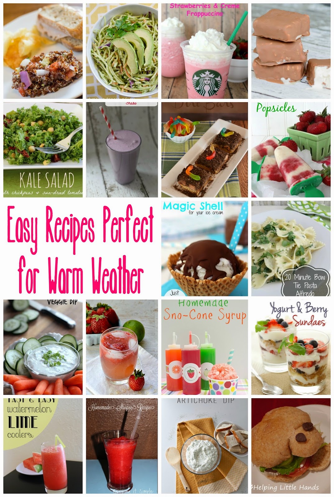 18 easy recipes perfect for warm weather