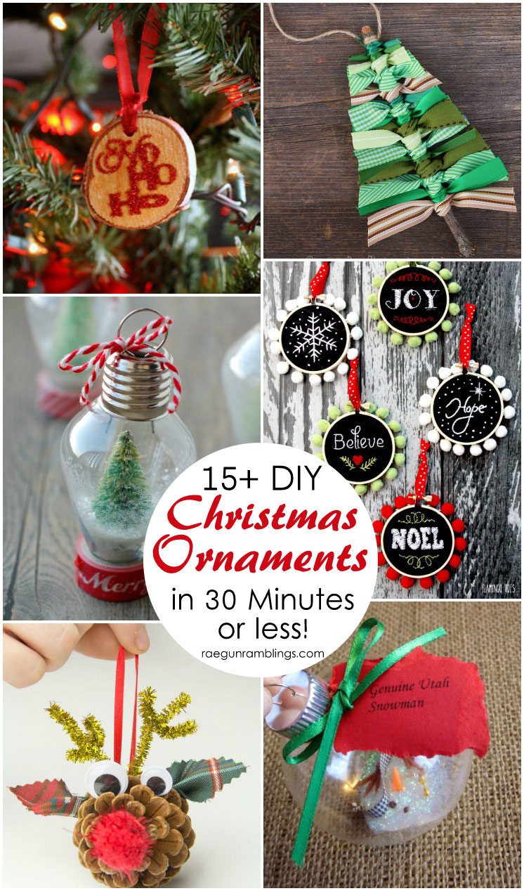 15+ DIY Christmas Ornament Tutorials  Rae Gun Ramblings