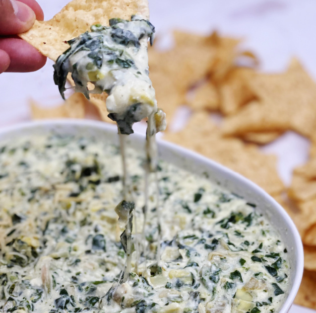 Jalapeno Artichoke Dip + Game Day Football Party - Make Life Lovely