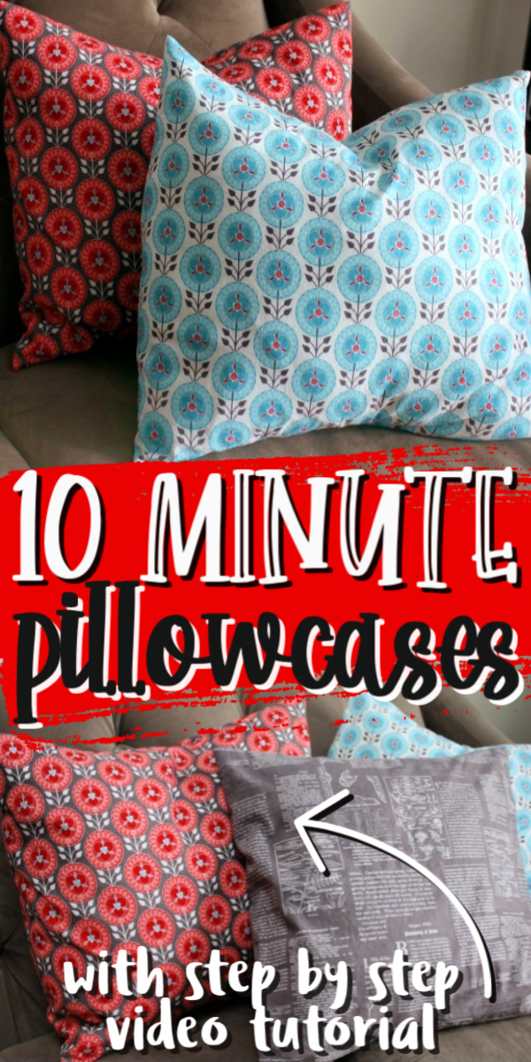 10 Minute DIY Pillow Covers - The Creek Line House