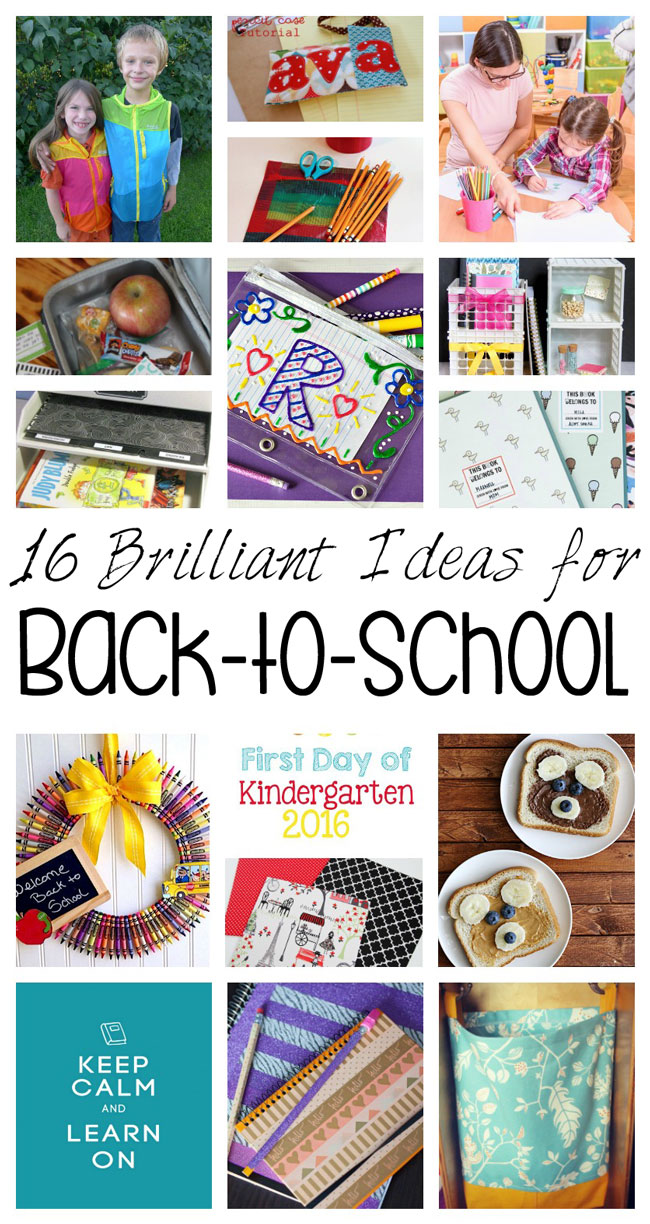 Fabulous ideas for Back-to-school. Crafts, recipes, and kid activities. 