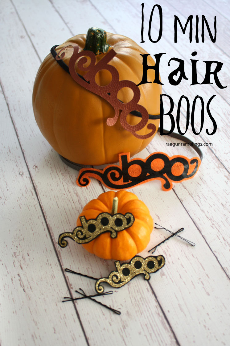 3 cute hair accessory tutorials that can be tweaked for any occasion not just Halloween. 10 minute craft tutorials