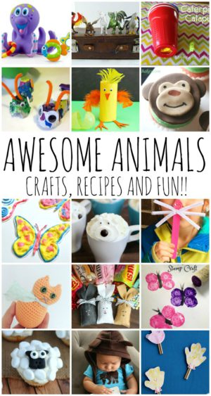 Awesome Animal Crafts Recipes and Kid Ideas and Block Party - Rae Gun ...