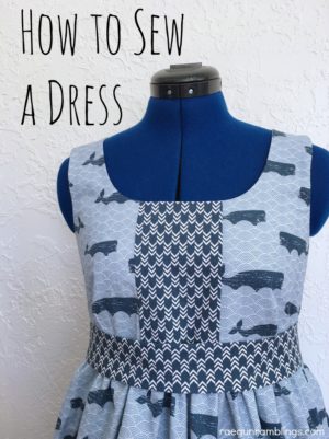 How to Sew a Dress Video Tutorial - Rae Gun Ramblings