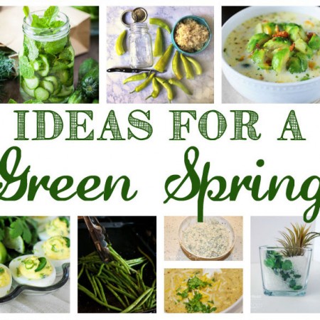 DIY green spring recipes and crafts