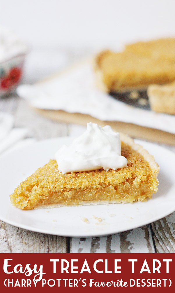 EASY-Treacle-Tart-recipe for Harry Potter fans