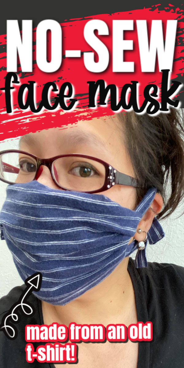 Homemade Face Mask No Sew Tutorial Recycled T shirt Rae Gun Ramblings