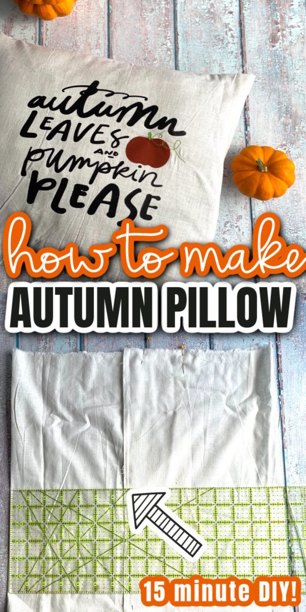 folded fabric and fall pillow case