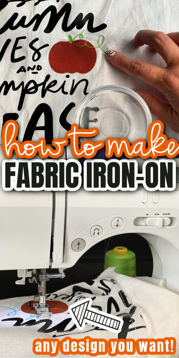 sewing machine and word fabric