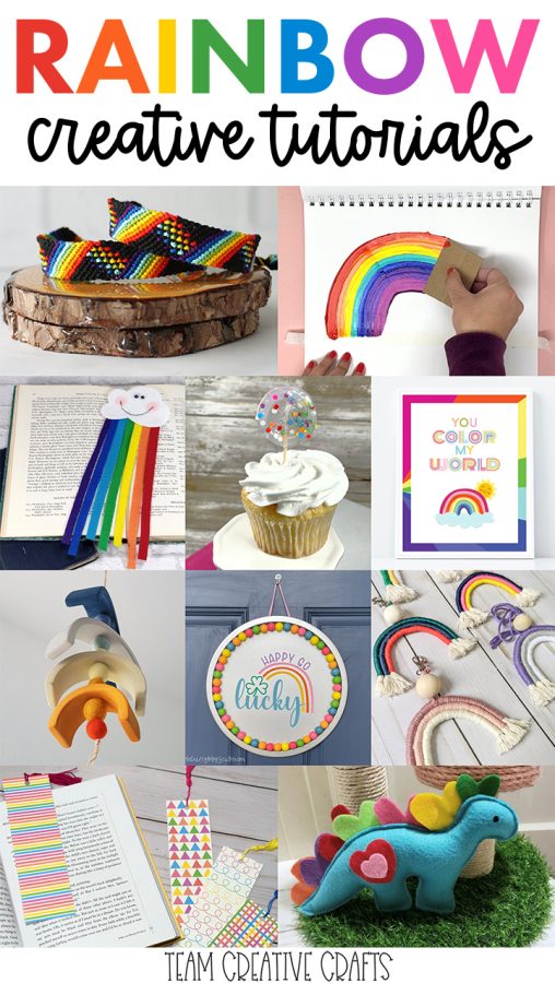 rainbow project tutorials collage

